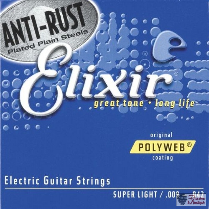 PASSION MUSIQUE - Elixir Electric guitar strings 12000
