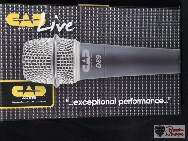 PASSION MUSIQUE - CAD audio live microphone D89