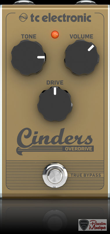 PASSION MUSIQUE - TC Electronic Cinders Overdrive